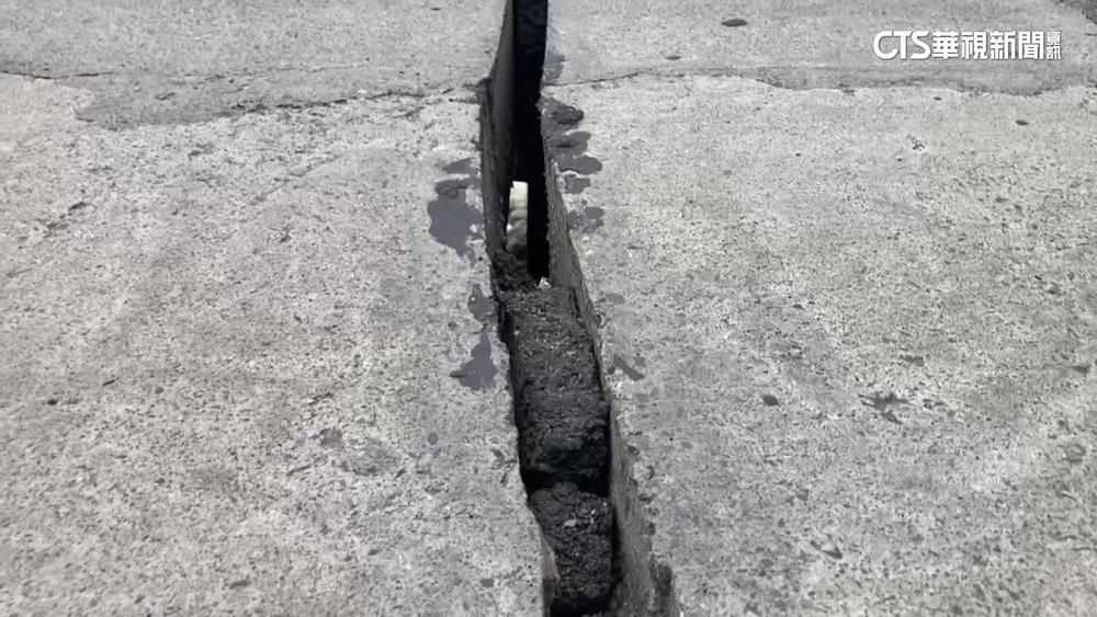 花蓮凌晨6.3強震　銅門大橋產生位移情況