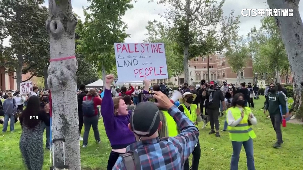 挺巴勒斯坦抗議潮蔓延美大學校園　校方陷兩難