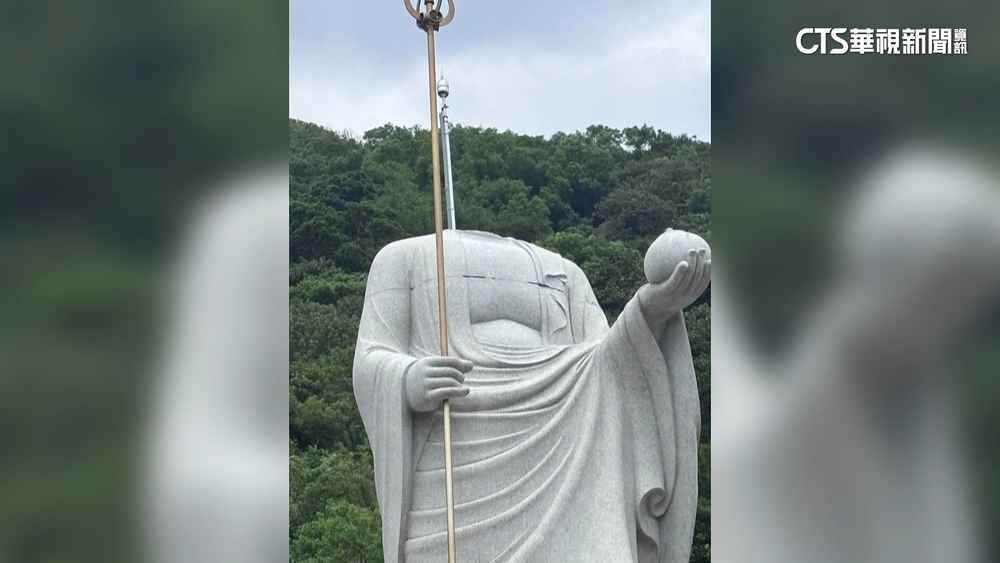 花蓮餘震多！　和南寺藥師佛像不到半年就「斷頭」