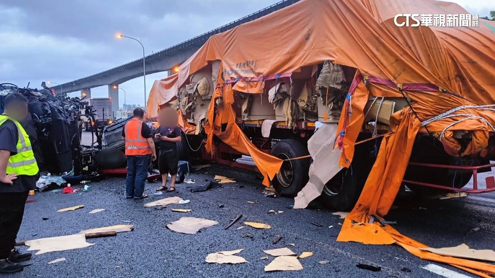 國一北上65公里車禍釀1死！　事故尚未排除交通塞