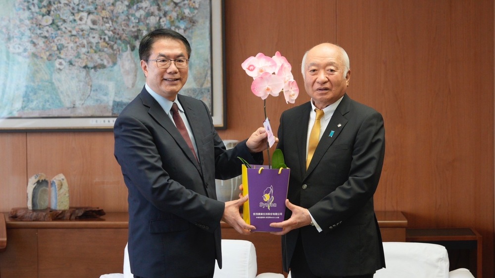 黃偉哲回訪日本山口縣 拜會知事及議長