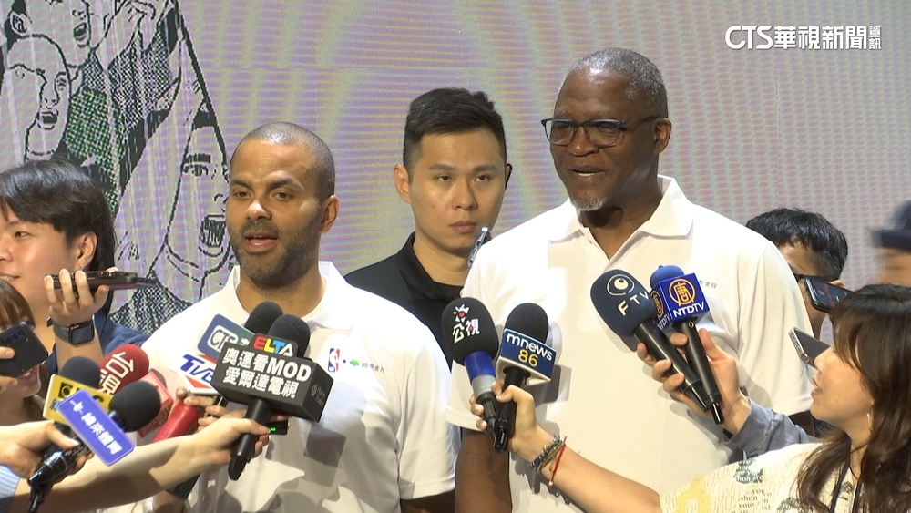 「法國小跑車」台灣行　　Parker秀中文.預測NBA總冠軍