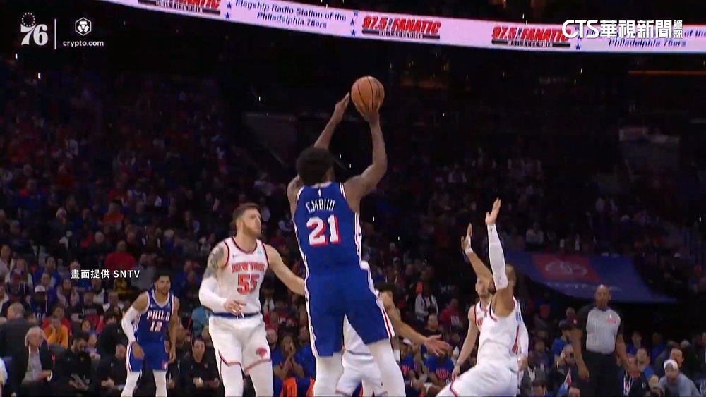Embiid狂飆50分　76人擊敗尼克搶2-1領先