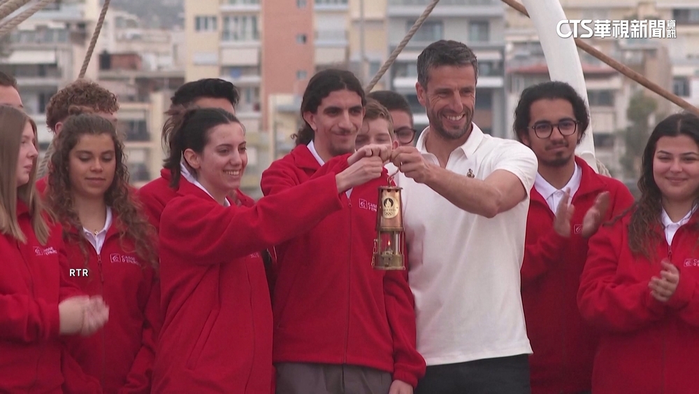 2024巴黎奧運聖火　希臘搭船啟程赴法國