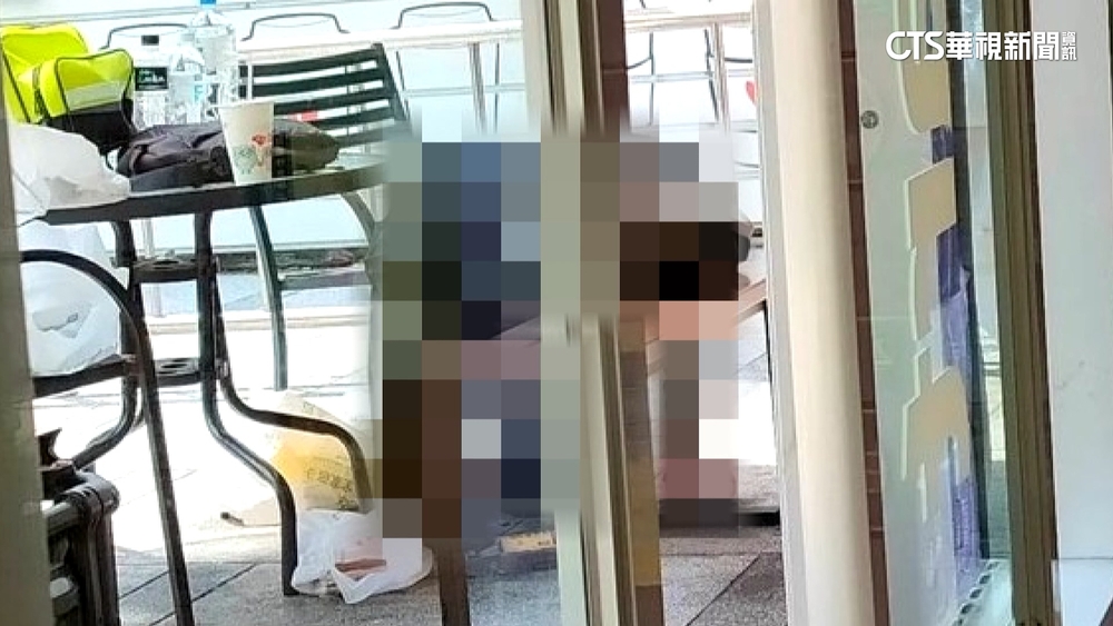 男倒一中商圈超商沒氣息　8小時人來人往「無人關心」