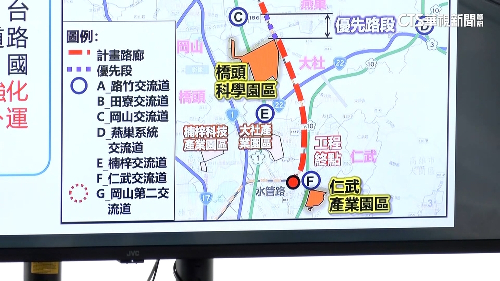 台39線延伸至仁武計畫！　健全橋頭科學園區聯外交通