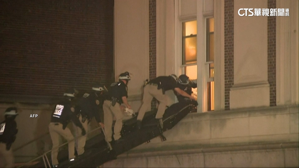 美國校園「援巴示威」持續升溫　哥大學生占領建築