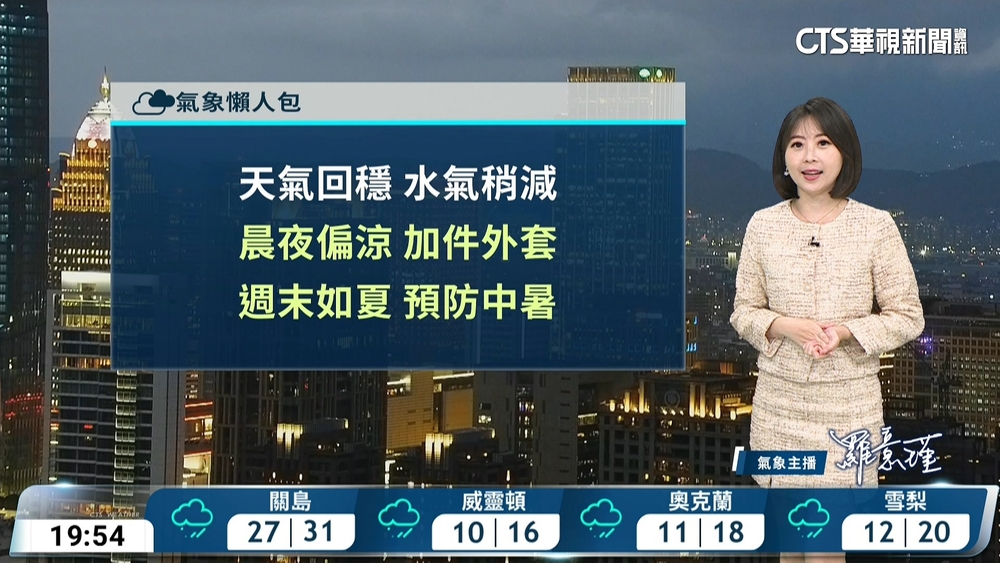 東北季風北臺稍涼　各地偶有陣雨
