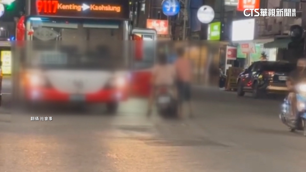 疑不滿未保持安全距離　騎士與客運駕駛爆口角