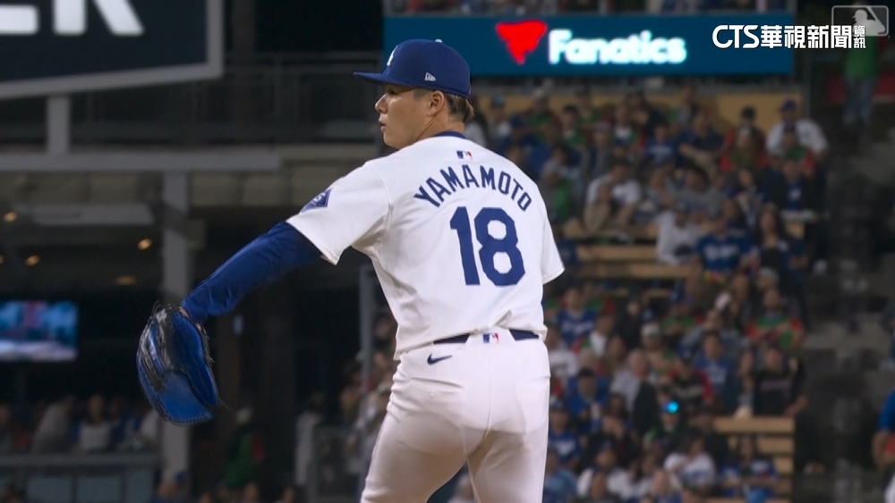 Muncy贊助「滿貫砲」　山本由伸笑納4連勝