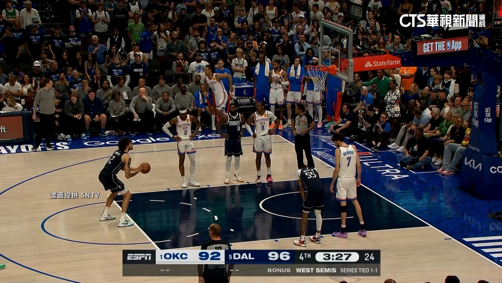 獨行俠雙星逼退雷霆　怎料新秀「躲貓貓」更搶鏡