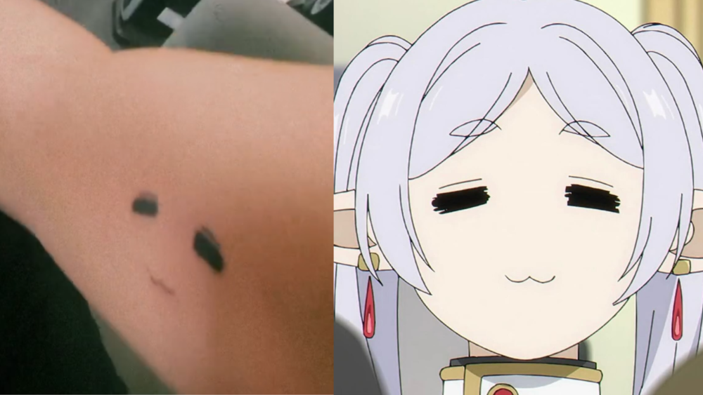 真愛無誤！柯震東曬「芙莉蓮刺青」　網笑：如果是欣梅爾一定也會這麼做的