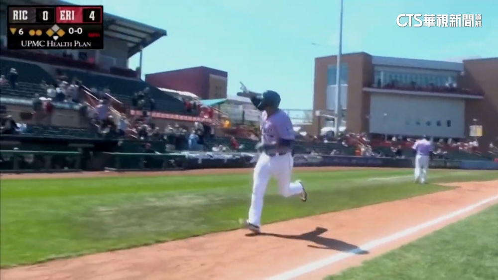 李灝宇2A單場雙響砲　5分打點創生涯新高