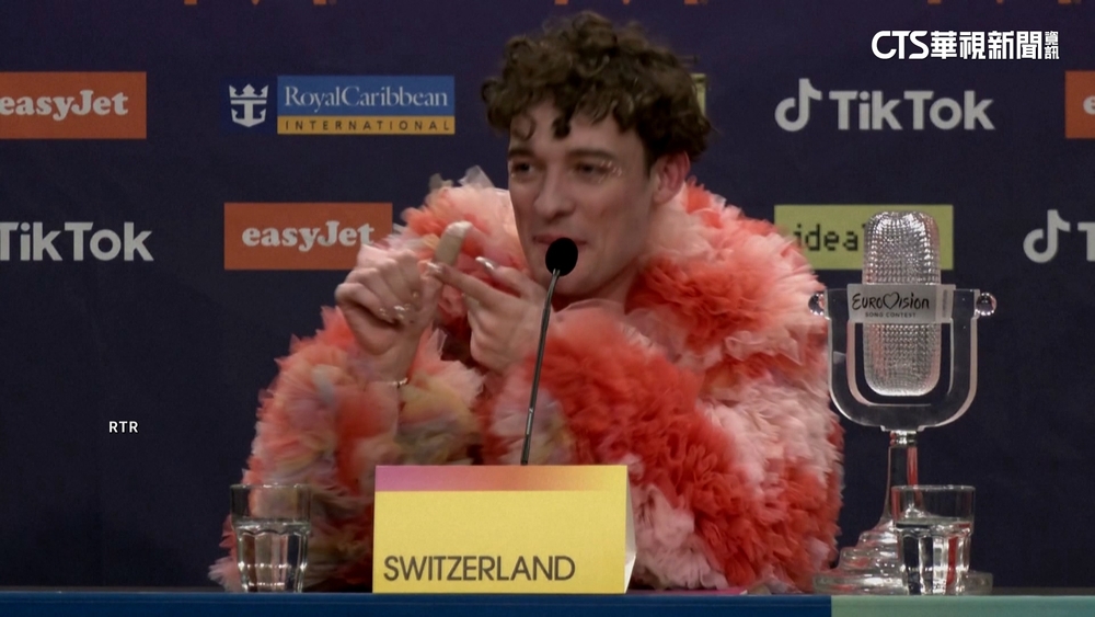 歐洲歌唱大賽瑞士奪冠　示威者抗議以色列參賽