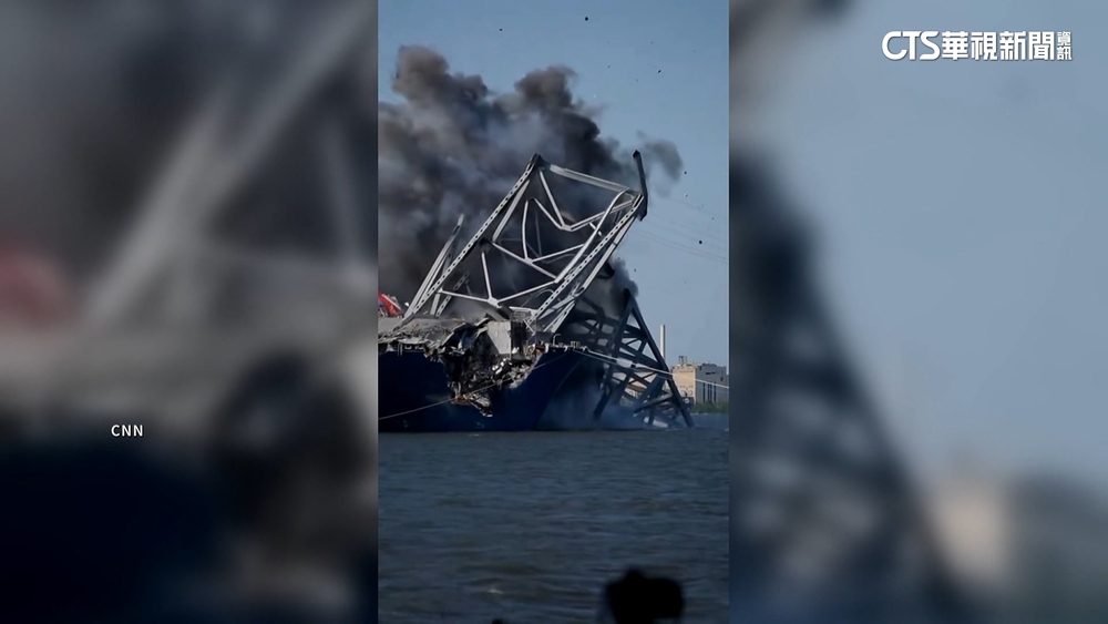 拆除巴爾的摩斷橋　美工程人員引爆金屬殘骸