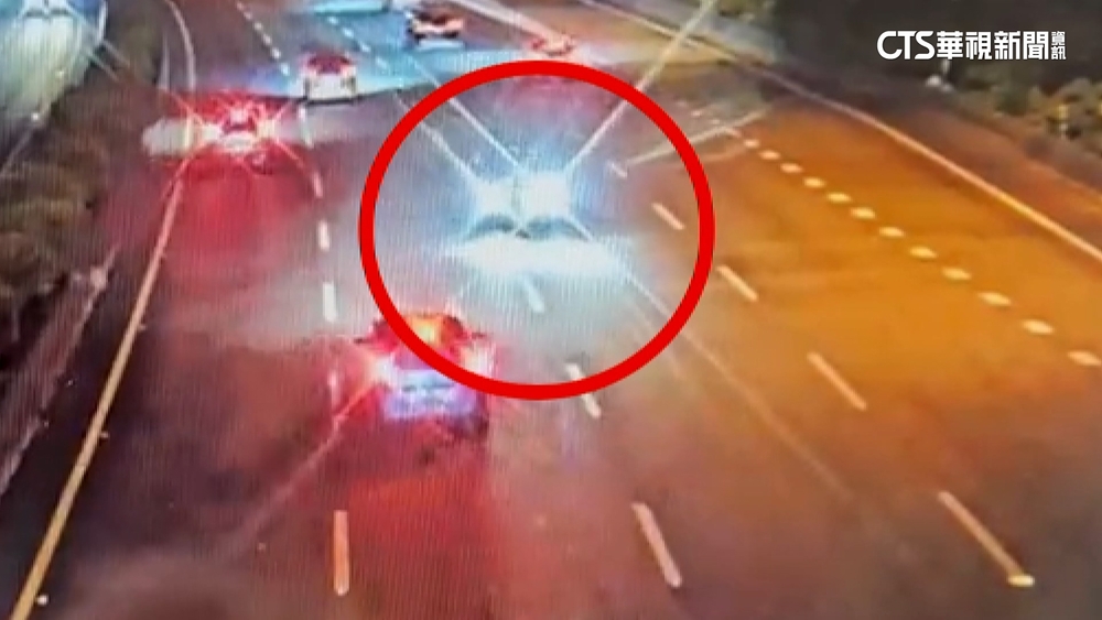 國道上逆向狂飆12公里　「紅斑馬」急封路攔停