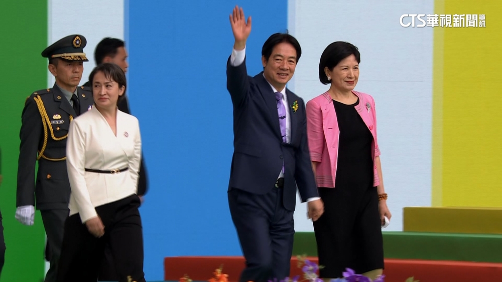 第一家庭亮相！　賴清德妻兒出席520就職典禮