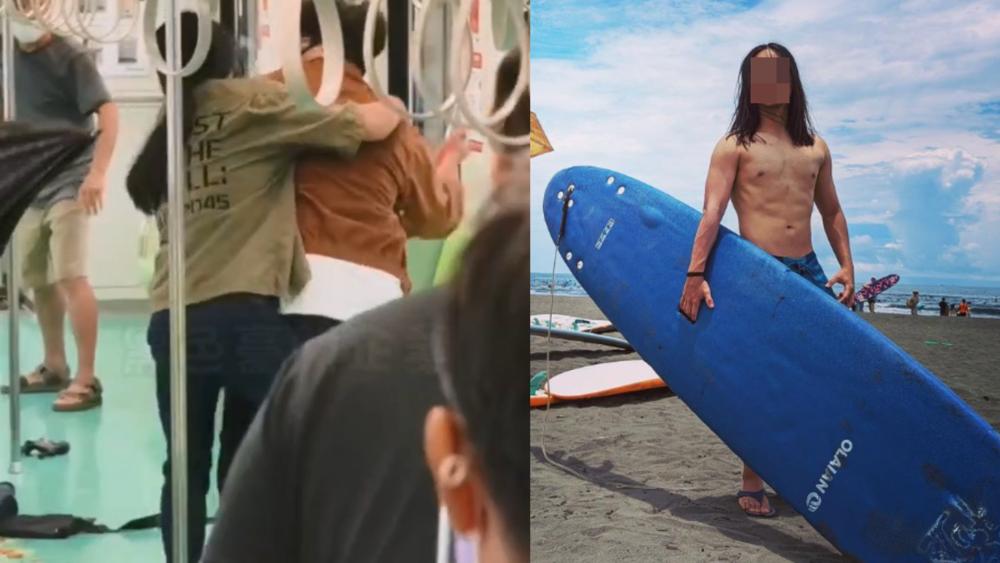 與持刀嫌犯扭打事後冷靜報案　英勇長髮男身分曝光 網友朝聖留言：人民英雄