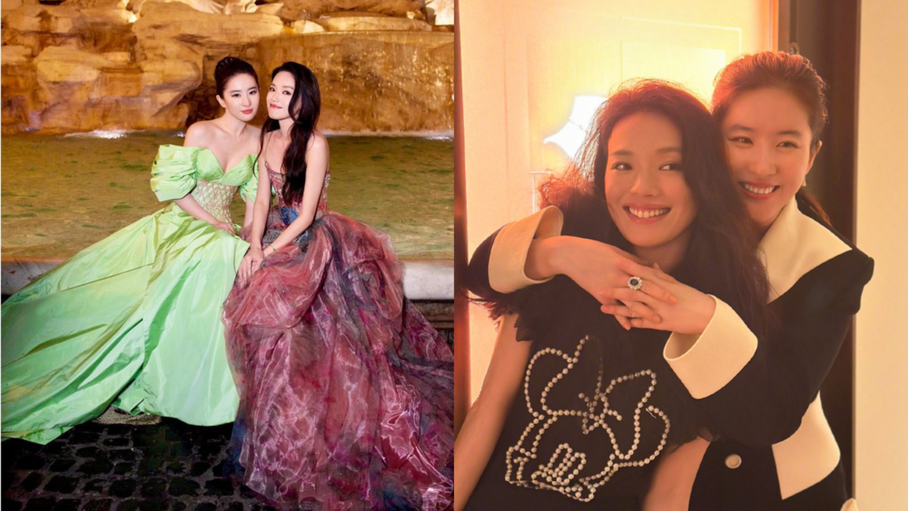 舒淇同框劉亦菲 兩人曬許願池合照 粉絲暴動：夢幻聯動！美翻啦