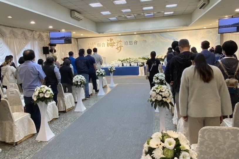 聯合海葬追思會。圖／桃園市民政局提供