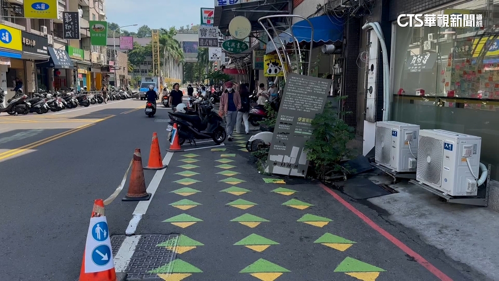 彰師大改造便當街亂象　「黃綠標線」減少車禍