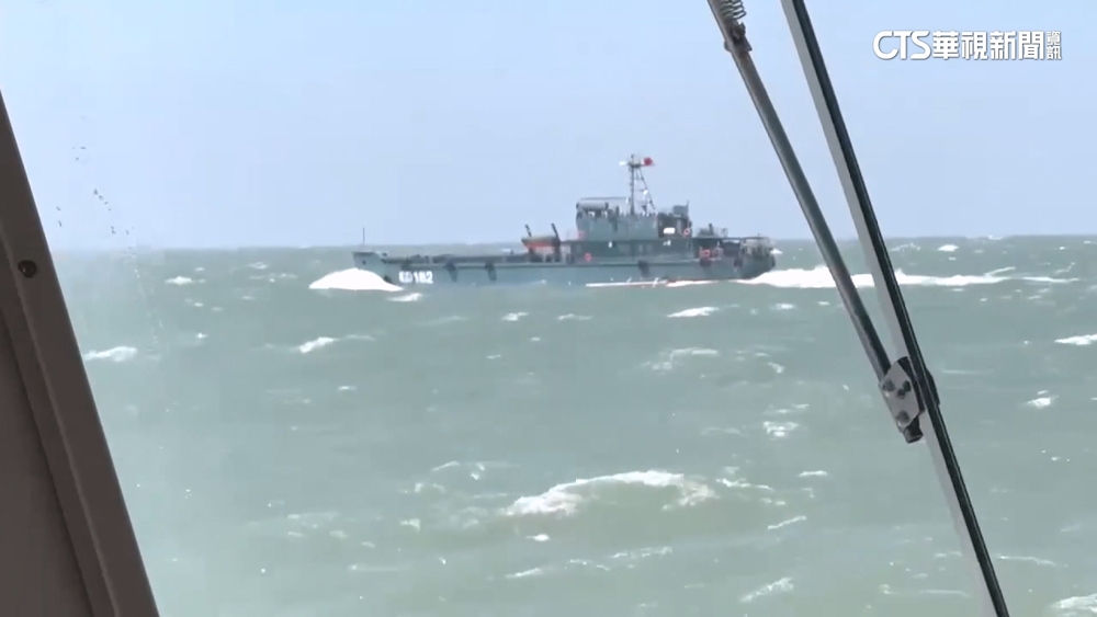 海巡驅逐畫面曝！　共艇闖金門　陸軍升高警戒