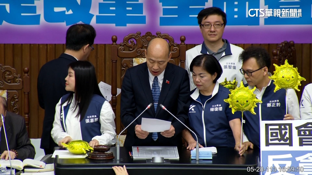 憂表決大戰再上演　傳韓盼藍委「暫緩衝突性法案」