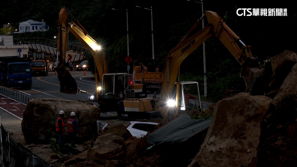 仍有巨石掉落風險！　潮境路段坍方　估6/11搶通