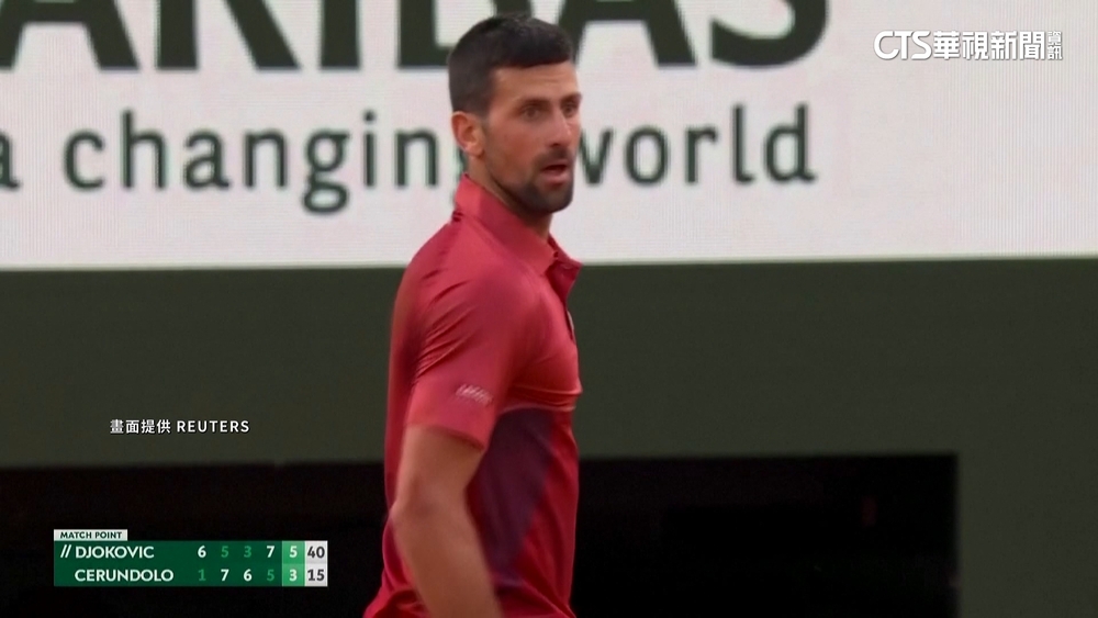 帶膝傷拚五盤！　喬帥大滿貫370勝超越費天王