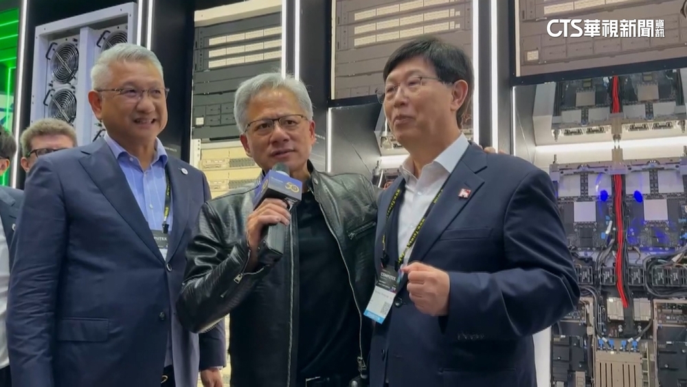 黃仁勳親逛COMPUTEX　曝將在台蓋新總部募千人
