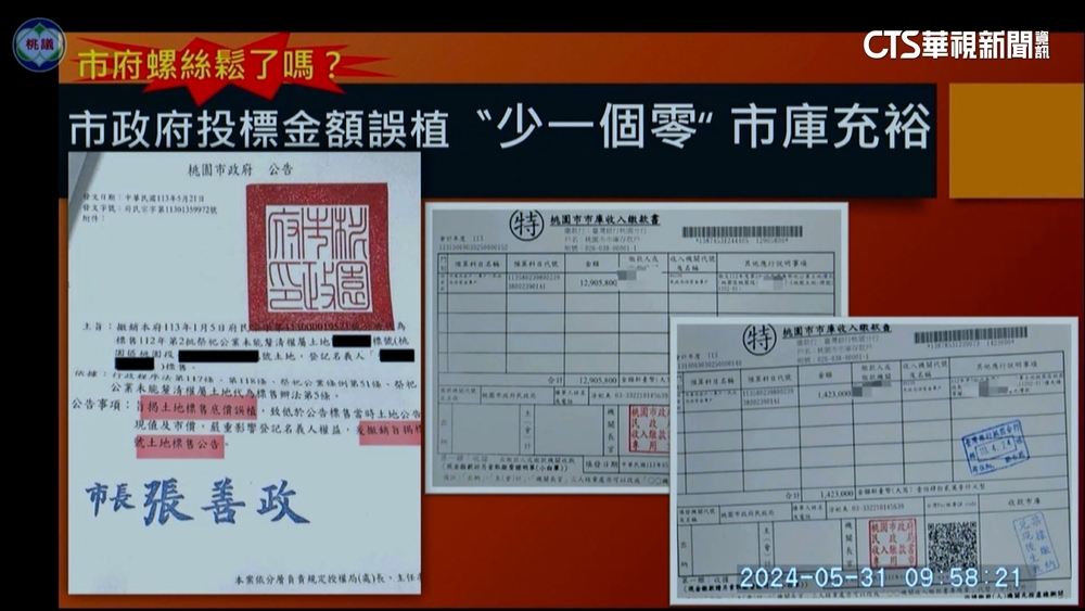 桃市上億土地「打1折賤賣」？　市府認疏失：已廢標