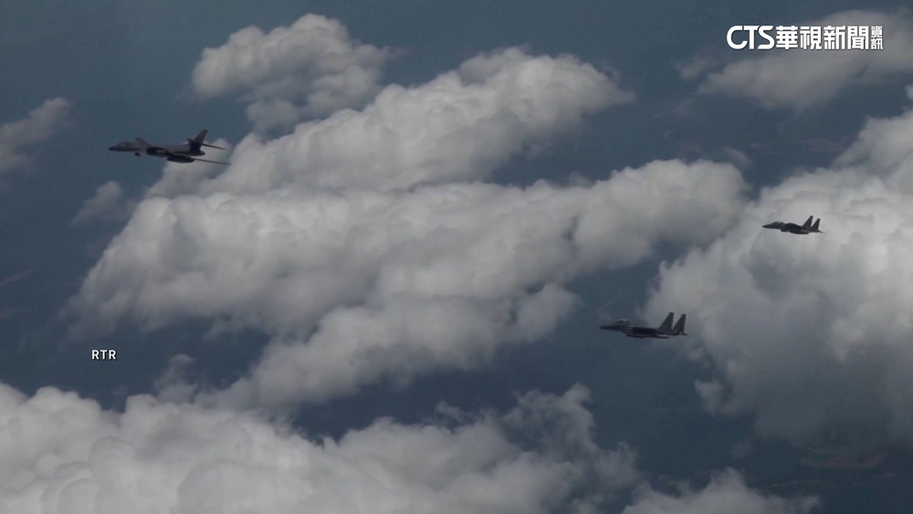 美B-1B轟炸機抵韓聯合演習　空投「JDAM」制導炸彈