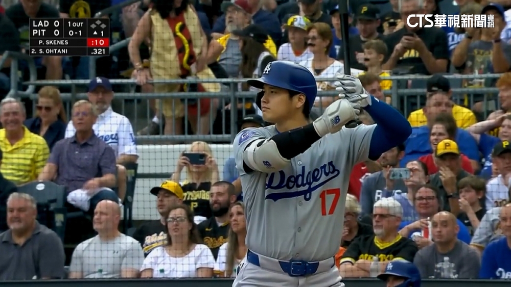 大谷對決「海盜狀元」　首打席被163km火球K