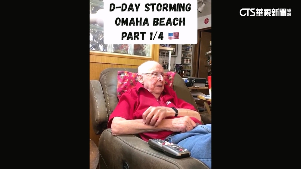 百歲爺爺變網紅！　二戰講古吸引80萬粉絲追蹤