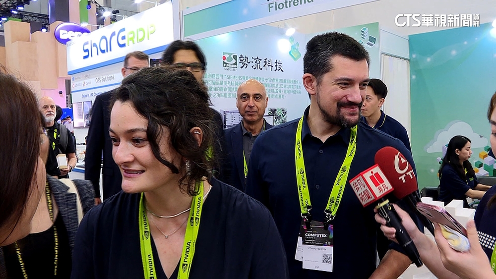 黃仁勳掀「仁來瘋」! 兒女跟隨抵台親和力十足