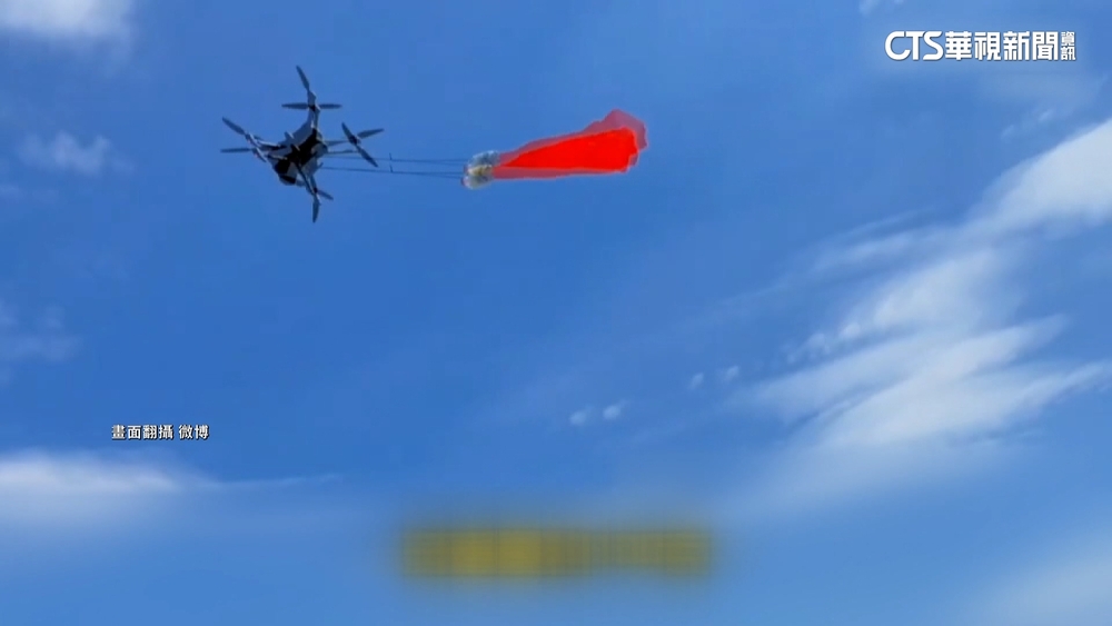 中國無人機又闖金門　空投統戰傳單賀端午