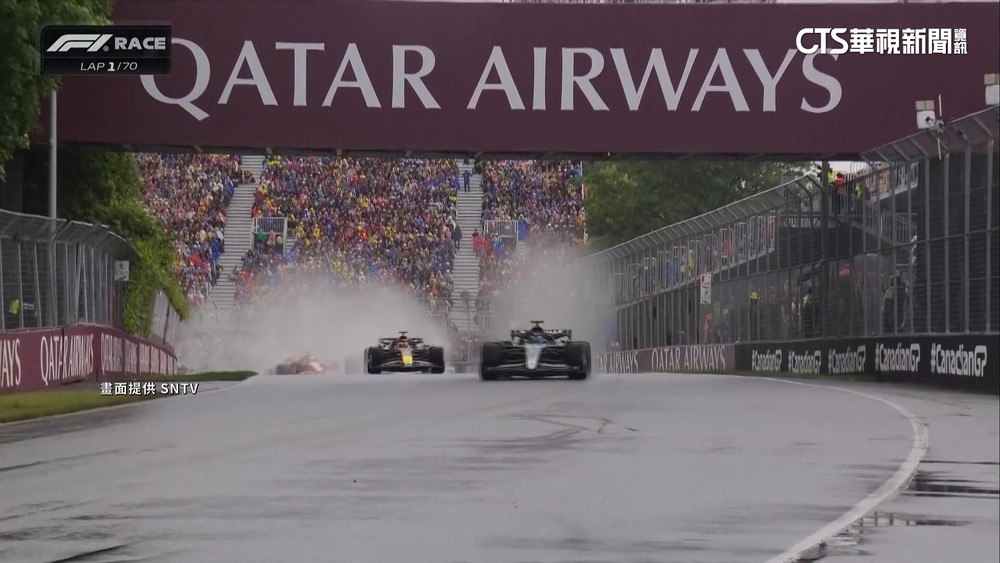 F1加拿大「雨戰」5人退賽　紅牛Max近完美策略奪冠
