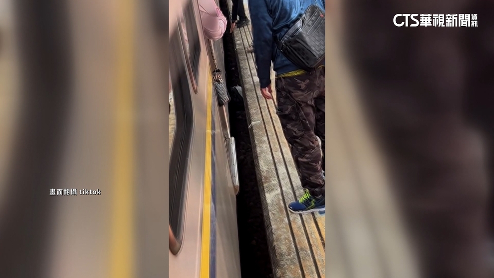 低血糖暈眩失足！　女跌落月台急躲避難空間保命