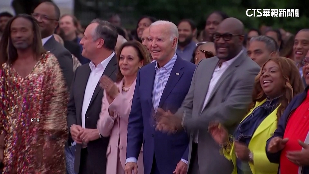 白宮六月節活動　拜登「燦笑定格」近1分鐘引熱議