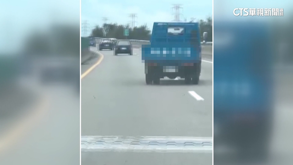 西濱公路驚魂！　駕駛昏迷「盲開1公里」狂撞護欄