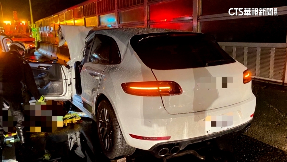 保時捷駕駛國道追撞亡　車主曝「知名洗鞋達人」