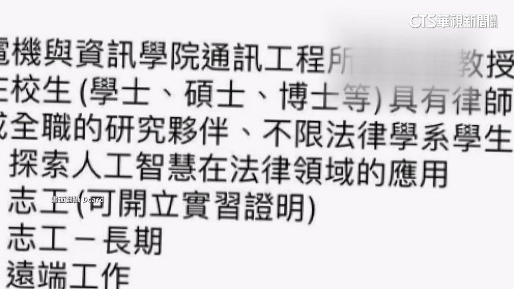 徵「律師資格」志工惹議　清大當事教授未回應