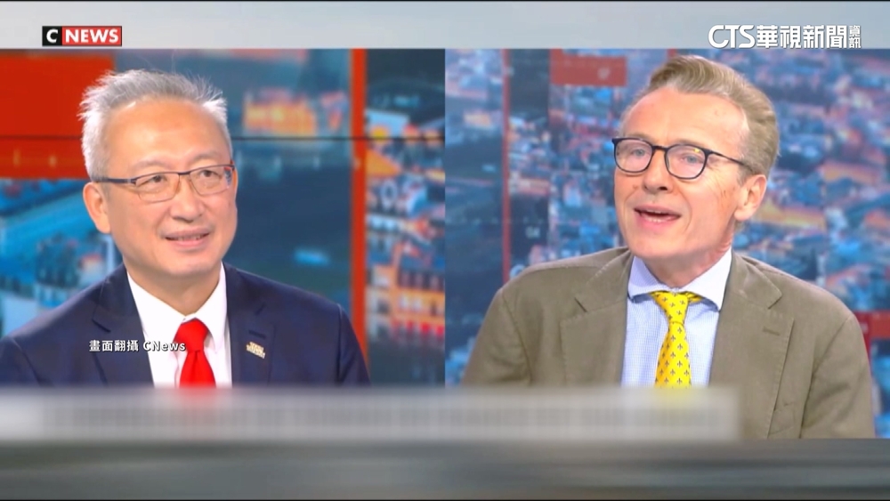 法媒專訪吳志中談台灣　不卑不亢「金句」連發