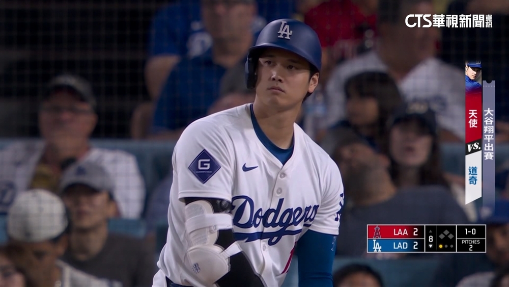 代班第1棒敲3轟　大谷棒打天使第22轟出爐