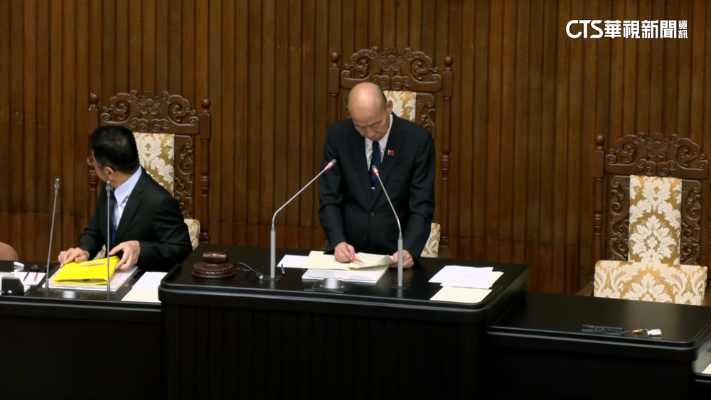 紙媒：國會職權法案最快明公布　政院26日聲請釋憲