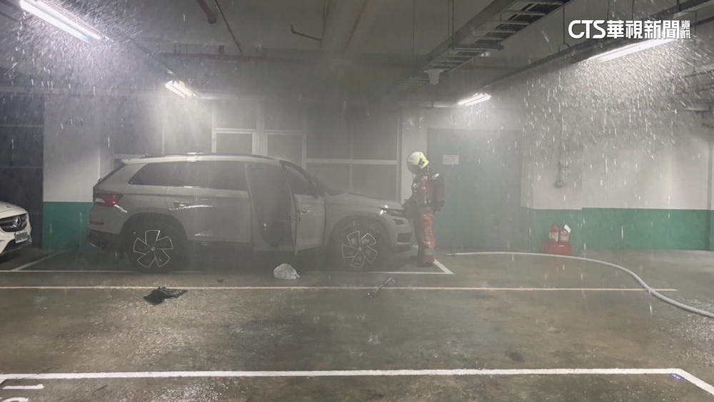 竹科晶元光電傳火警　員工車輛不明因突自燃