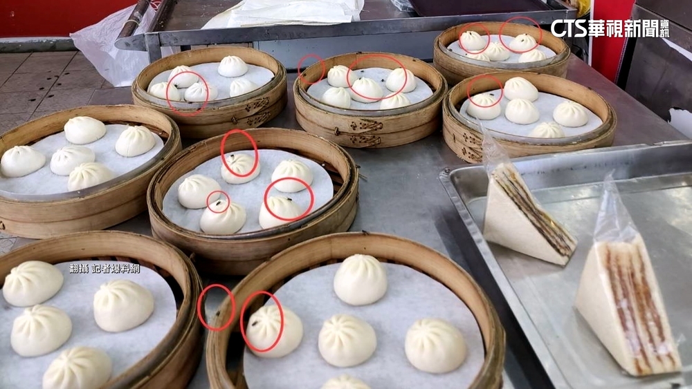 連鎖早餐店小籠包停滿蒼蠅　業者歉：加強環境衛生