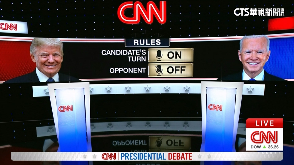 美國總統2024首場辯論　拜登川普唇槍舌戰