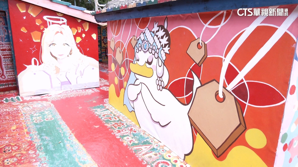 台中彩虹眷村走味？夾雜動漫風　遊客再訪意願低