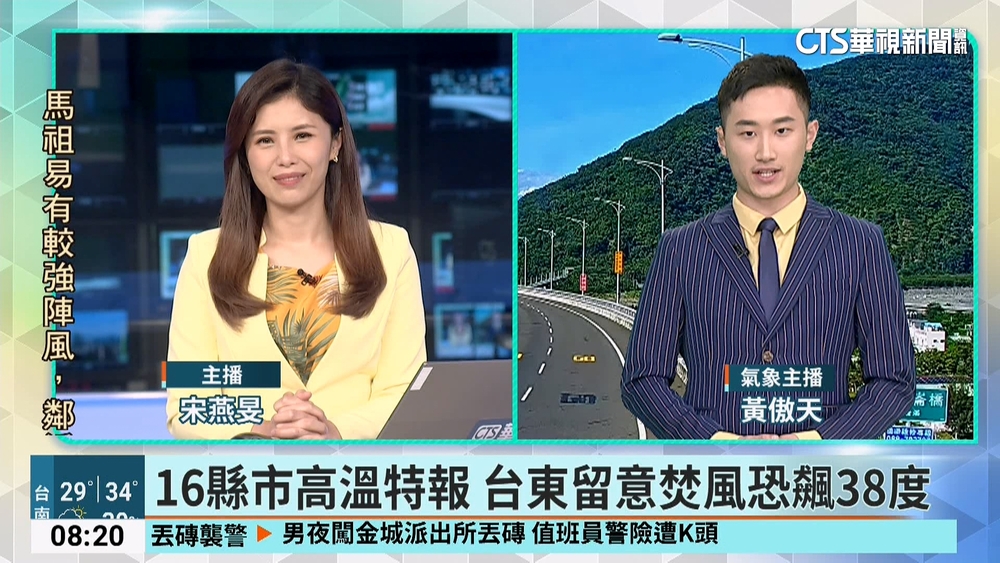 16縣市高溫特報　台東留意焚風恐飆38度